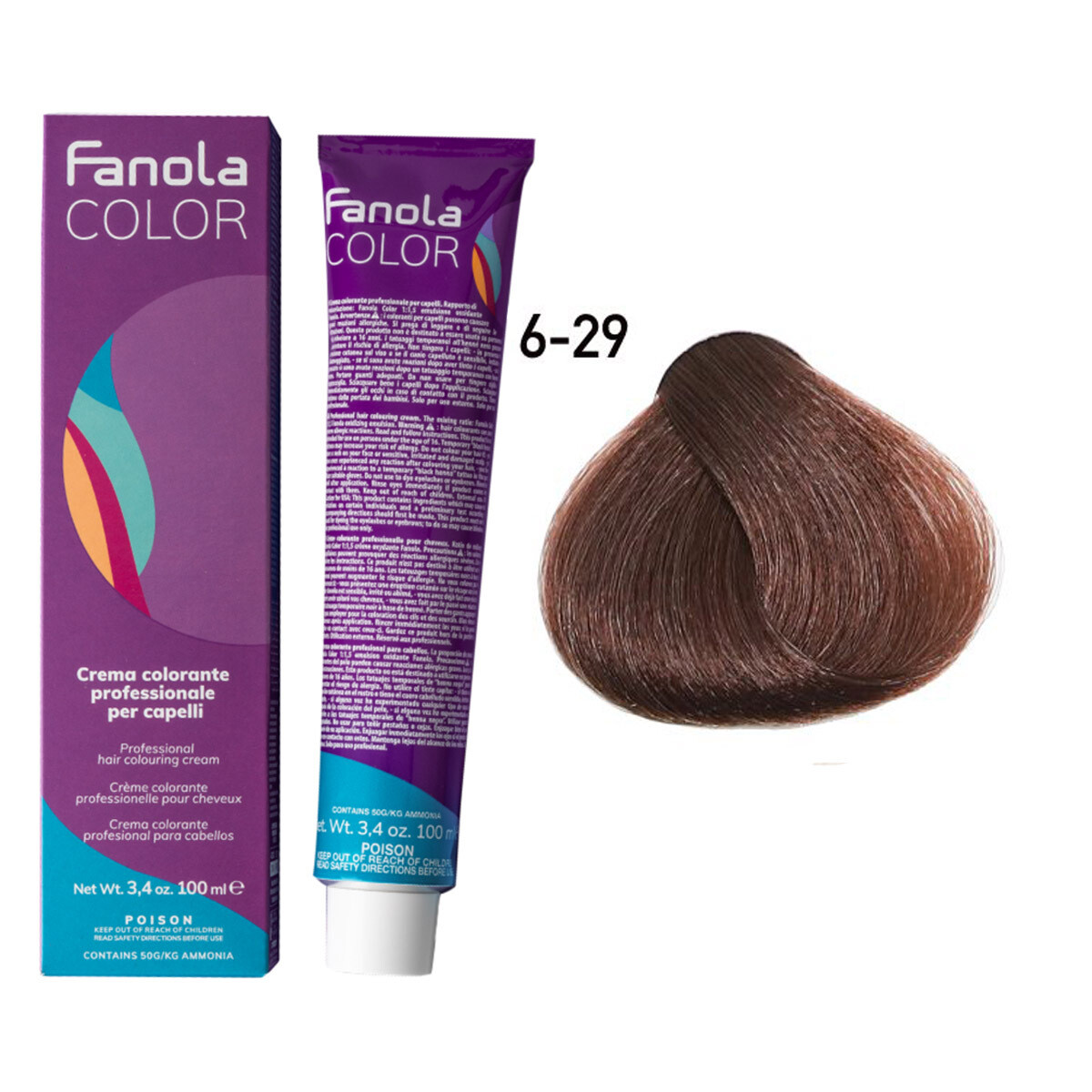 Fanola Hair Color 6.29 100ml
