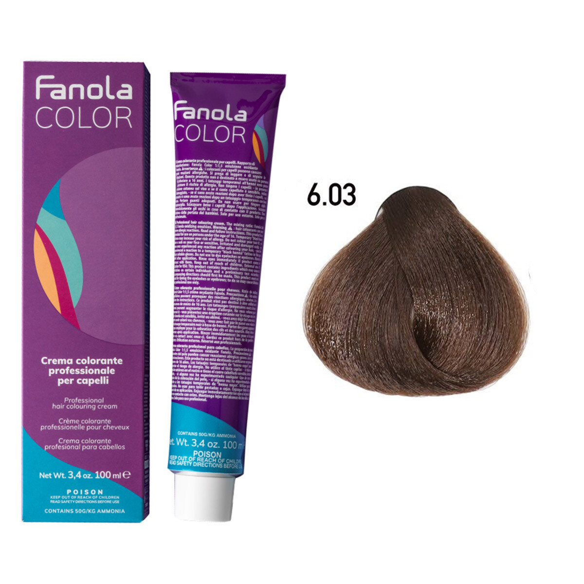 Fanola Hair Color 6.03 100ml