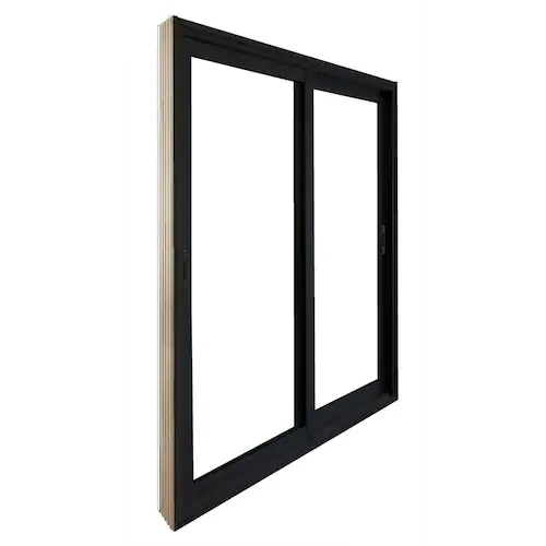 BLACK Patio Door (Color one side) - 6 feet standard (71.5/8&#39;&#39;) wide x 79.5/8’’ high Contractor pick-up kit (un-assembled)