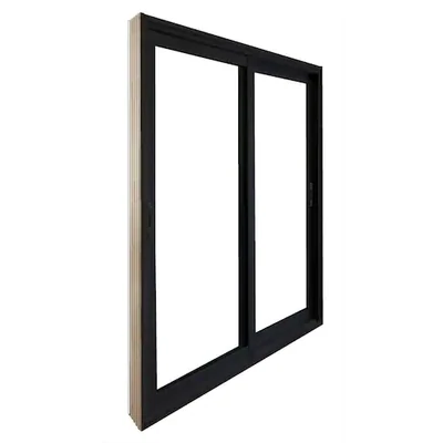 BLACK Patio Door (Color one side) - 6 feet standard (71.5/8&#39;&#39;) wide x 79.5/8’’ high Contractor pick-up kit (un-assembled)