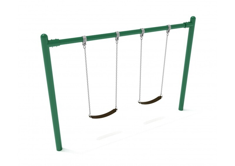 Single Post Single Bay Swing Set