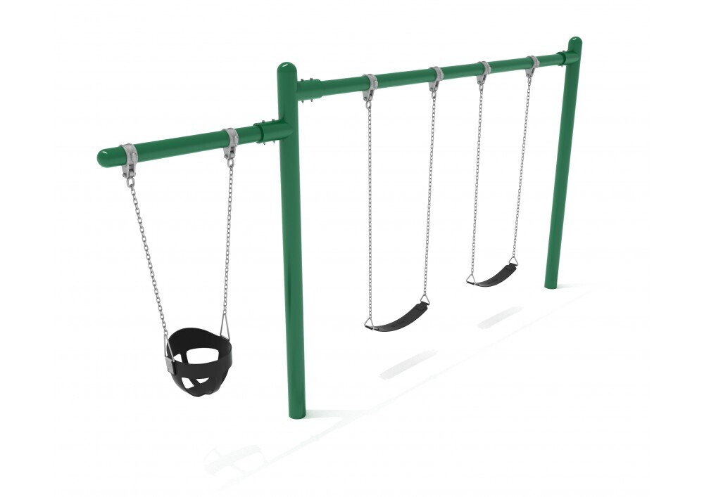Single Post Swing Set w/ Cantilever