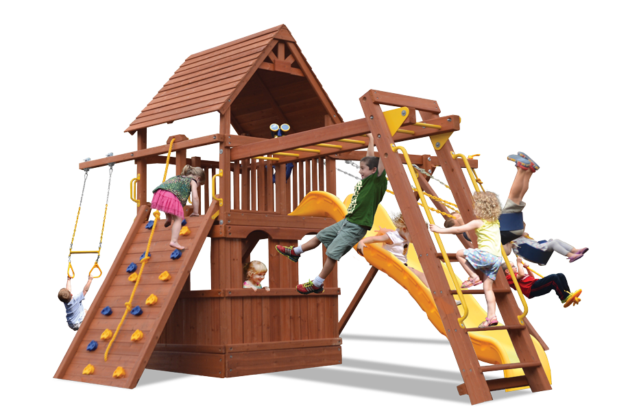 Deluxe Fort Combo 3 w/ Playhouse