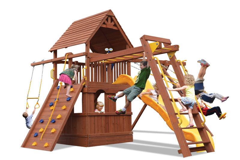Deluxe Fort Combo 3 w/ Playhouse