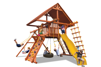 Deluxe Playcenter w/ Wood Roof