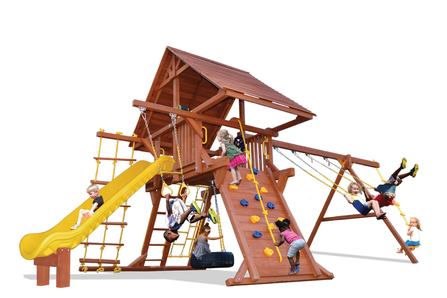 Turbo Deluxe Playcenter w/ Wood Roof