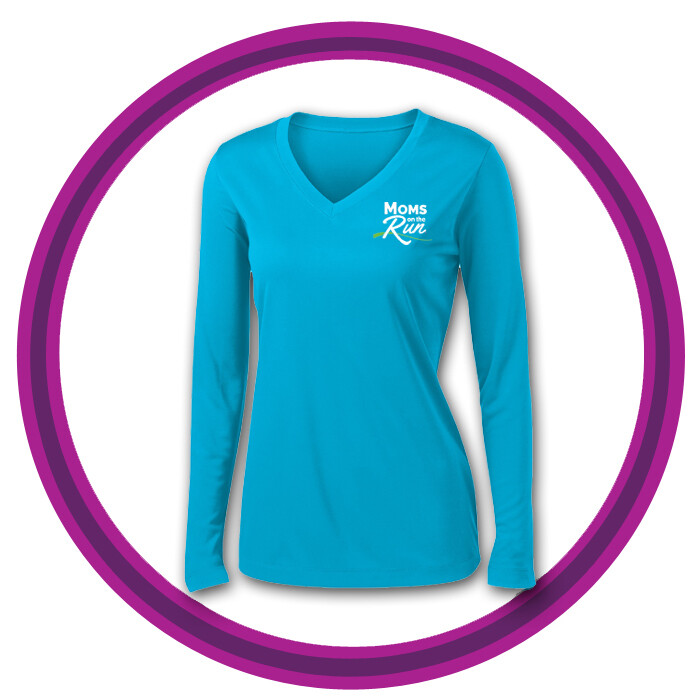 Tropical Blue Long Sleeve Tee