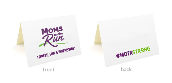 Branded Note Cards - Folded