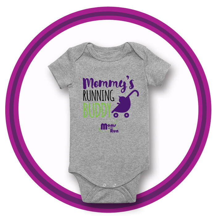 Mommy&#39;s Running Buddy onesie