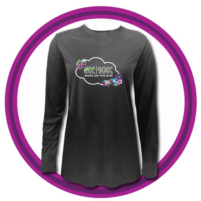 5K/10K Race Finisher Long Sleeve Gray