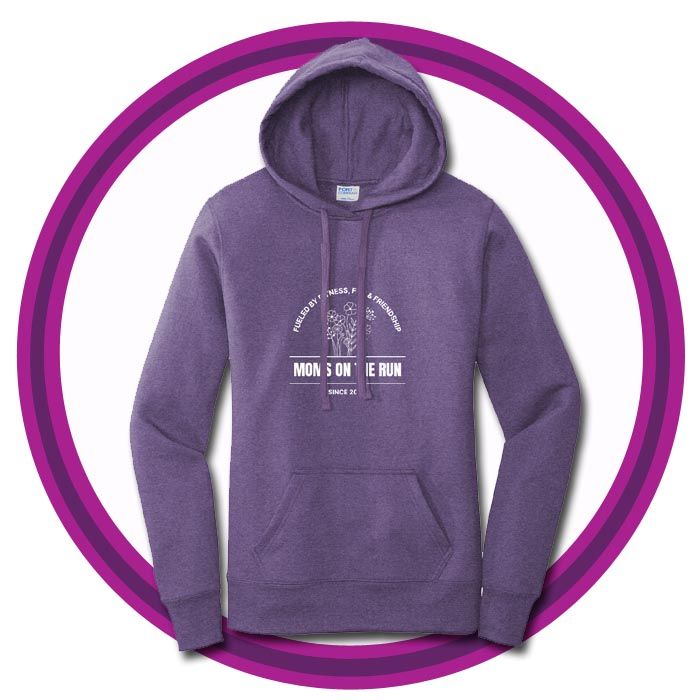 Hooded Sweatshirt - Hazy Purple