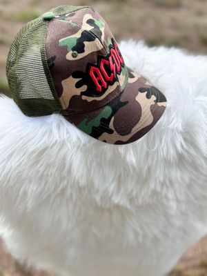 PATCHWORKZ: Camo Trucker hat with patch