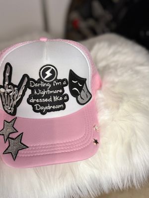 PATCHWORKZ: soft foam trucker hat with themed patches