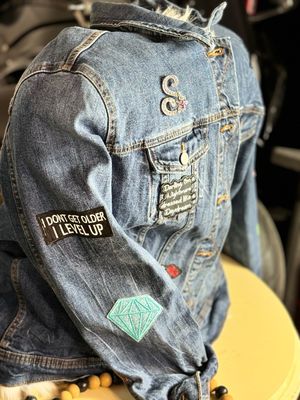 PATCHWORKZ Customized Sewn Patched Jean Jacket