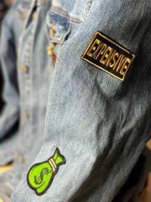 PATCHWORKZ Customized Sewn Patched Jean Jacket