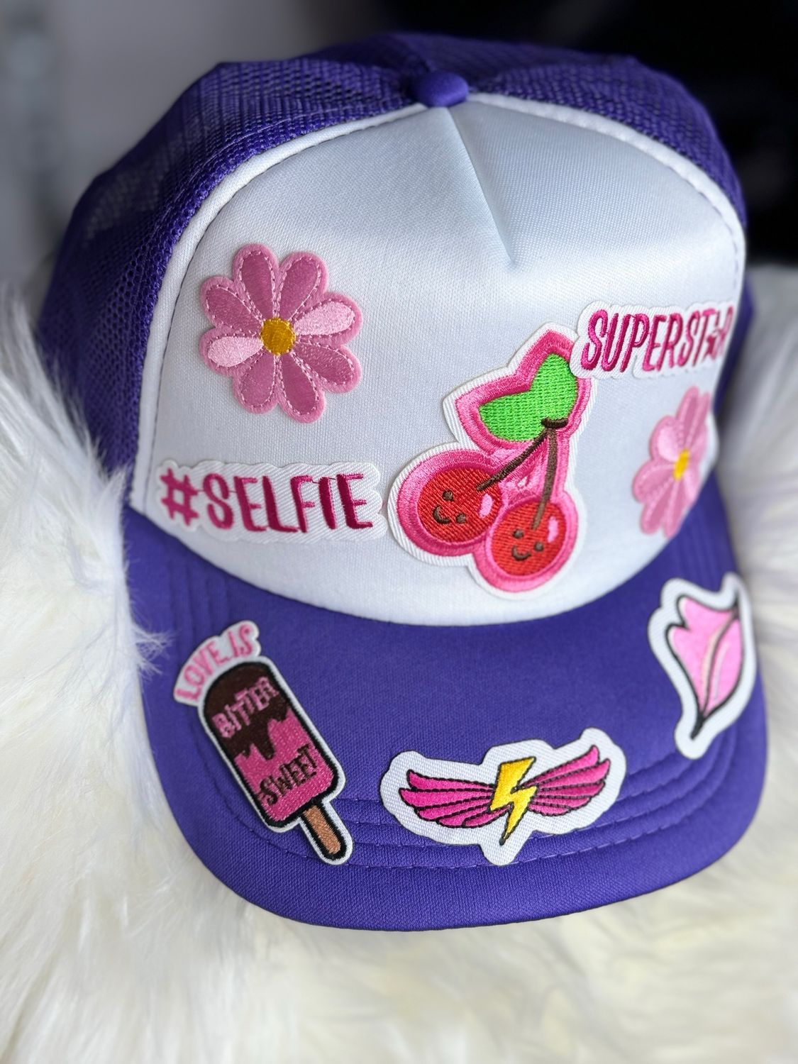 PATCHWORKZ: Soft Foam Trucker With Girlie Patch Theme