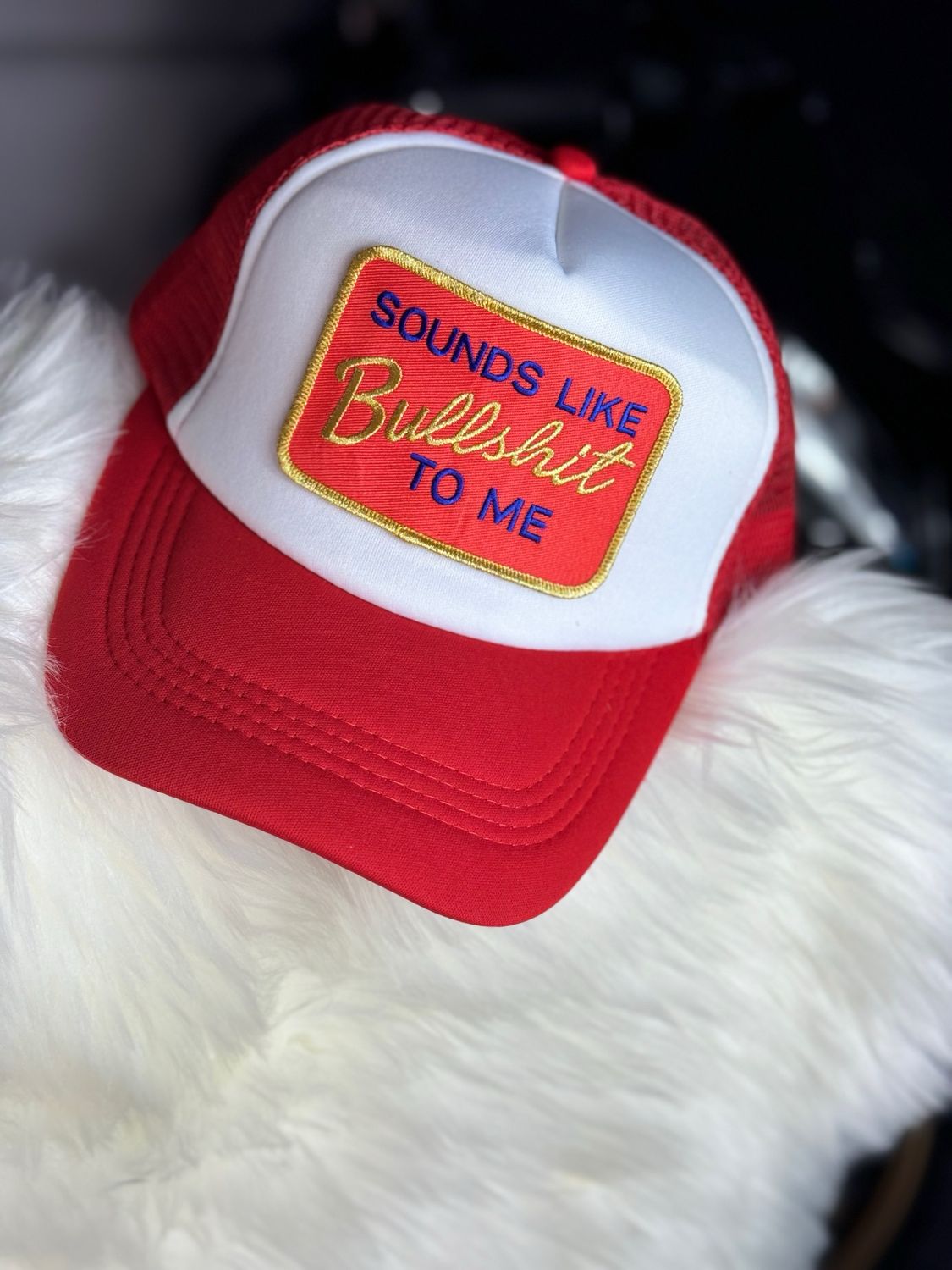 PATCHWORKZ Sarcastic Patched Trucker Hat