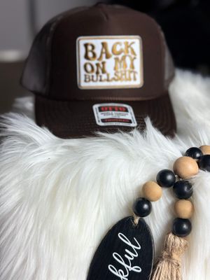 PATCHWORKZ:Otto Brand soft foam hat with snapback and mesh with patch