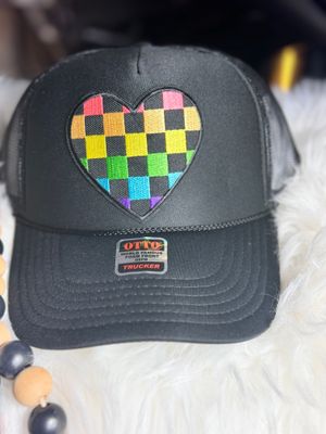 PATCHWORKZ: Otto brand soft foam trucker hat with snapback and mesh with patch