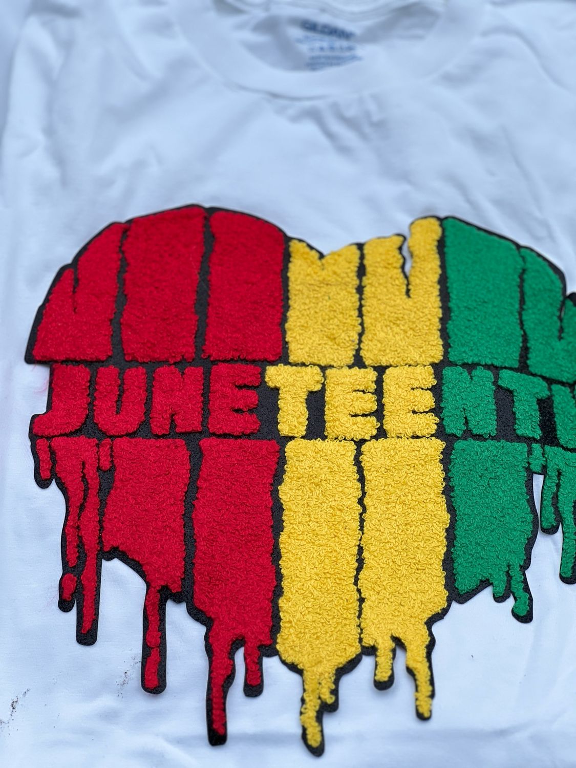 Large chenille Patched Tee