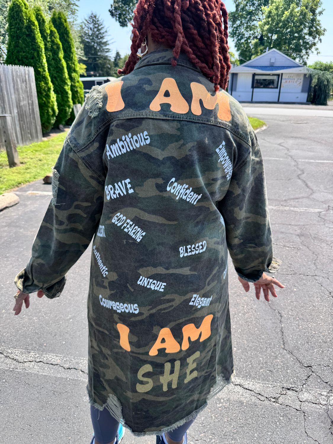 Camo Denim jacket