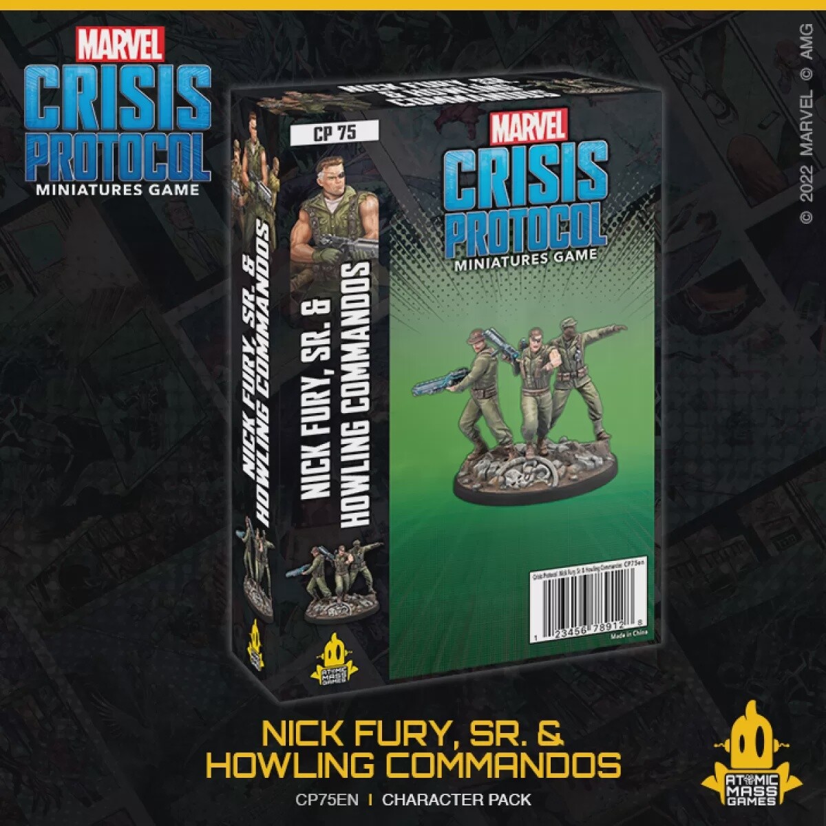 Marvel Crisis Protocol: Nick fury, SR. and Howling Commandos