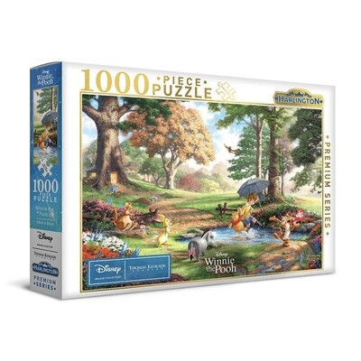 Harlington Thomas Kinkade Disney Winnie The Pooh 1000 Piece Puzzle