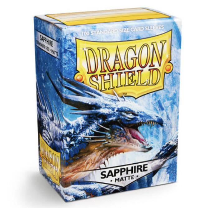 Dragon Shield Sleeves Standard Size 100pk - Matte Sapphire