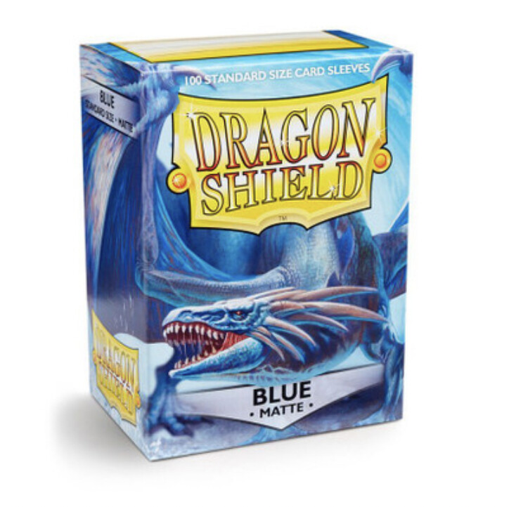 Dragon Shield Sleeves Standard Size 100pk - Matte Blue
