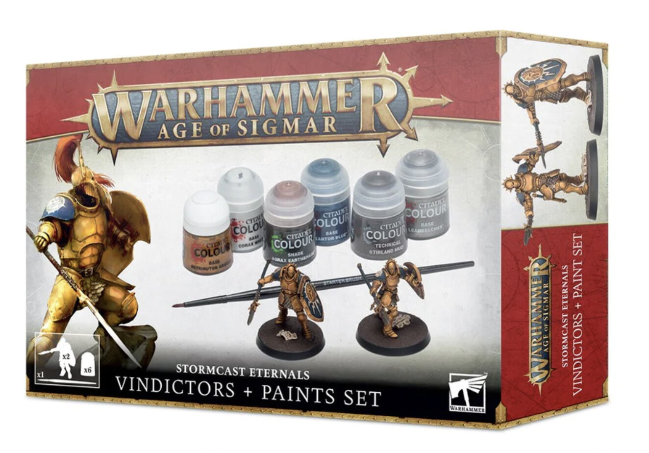 Age of Sigmar: Stormcast Eternals - Vindicators + Paint Set
