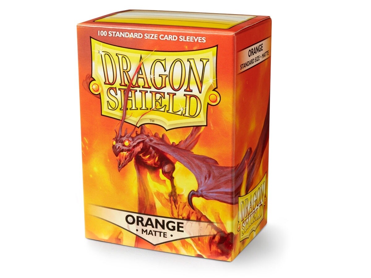 Dragon Shield Sleeves Standard Size 100pk - Matte Orange