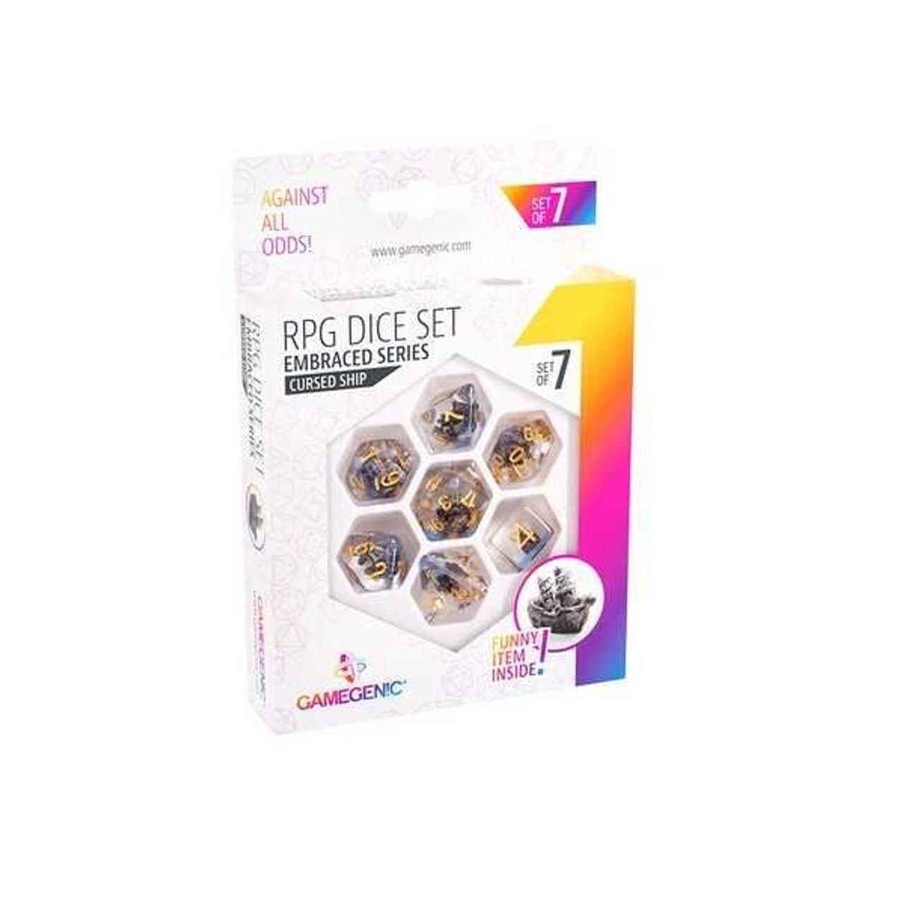 Gamegenic: Cursed Ship - RPG Dice Set (7pcs)