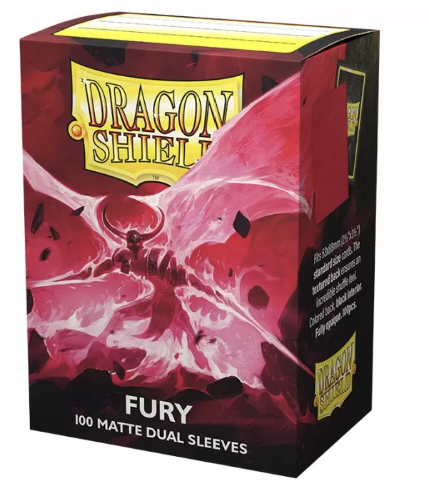 Dragon Shield Sleeves Standard Size 100pk - Dual Matte Fury