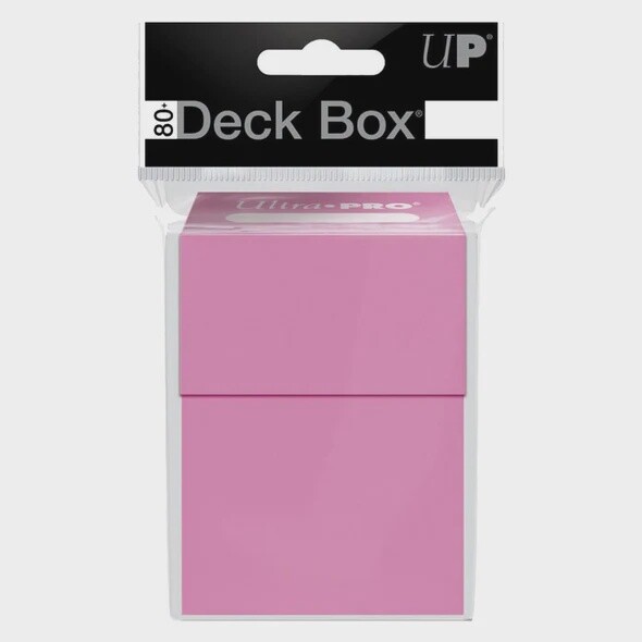 Ultra Pro Deck Box 80ct - Solid Pink