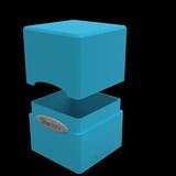 Satin Deck Box Cube (Sky Blue)