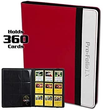 BCW Pro Folio Binder 9 Pocket (Red&White)