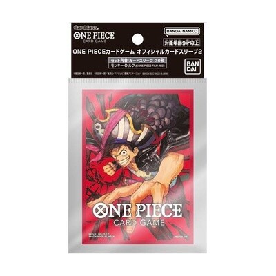 ONE PIECE: CARD GAME OFFICIAL SLEEVES - MONKEY D LUFFY