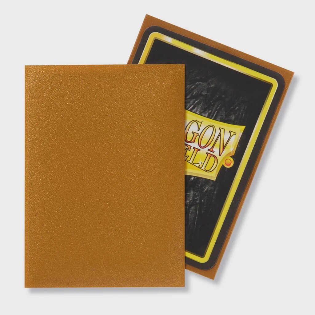 Dragon Shield Sleeves Standard Size 100pk - Matte Gold