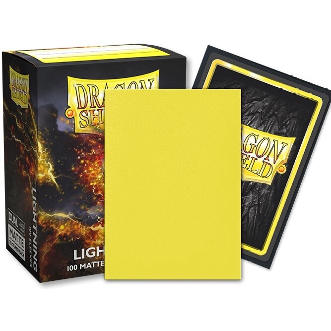 Dragon Shield - Standard Size Dual Matte Lightning Yellow