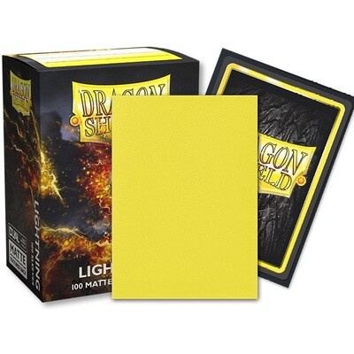 Dragon Shield - Standard Size Dual Matte Lightning Yellow