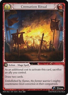 Cremation Ritual - Dawn of Ashes Alter Edition
