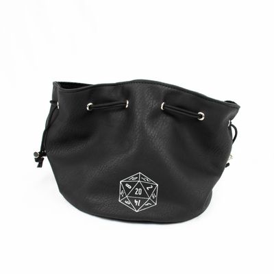 Multipocket Dice Bag Leather - Black