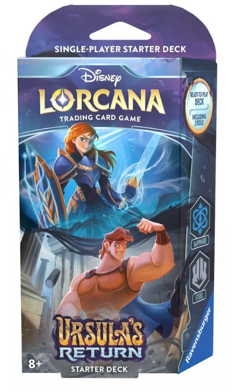Lorcana: Ursula&#39;s Return - Starter Deck (Sapphire &amp; Steel)