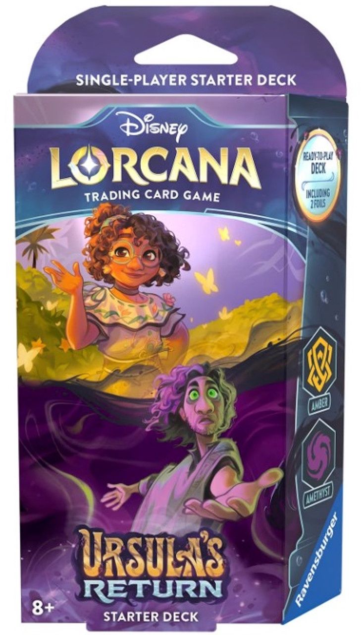 Lorcana: Ursula’s Return Starter Deck (Amber &amp; Amethyst)