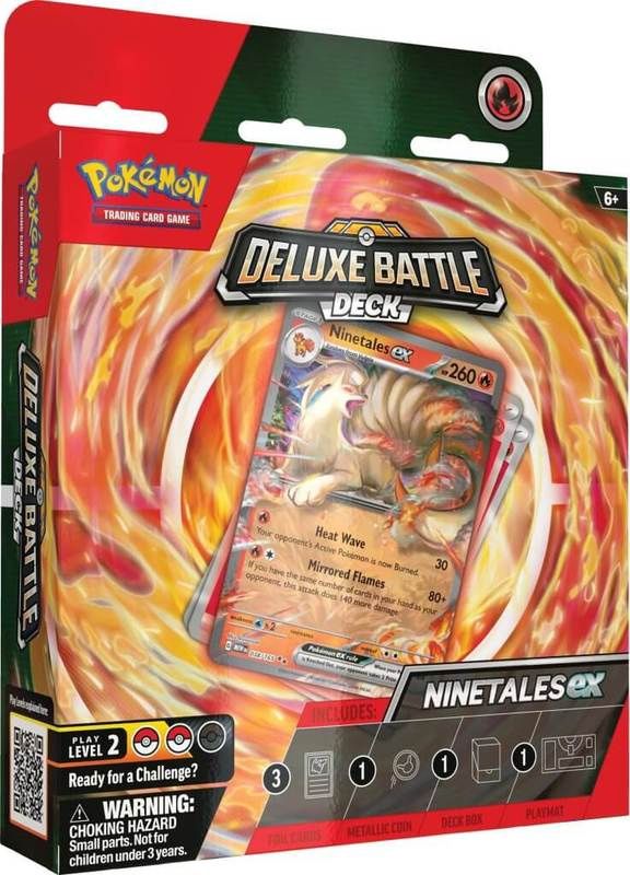 Pokemon: Ninetales ex/ Zapdos ex Deluxe Battle Deck, Model: Ninetales EX