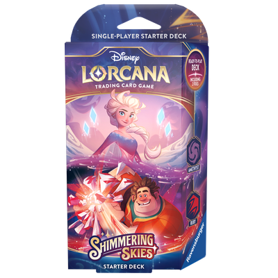 Lorcana: Shimmering Skies Starter Deck (Amethyst &amp; Ruby)