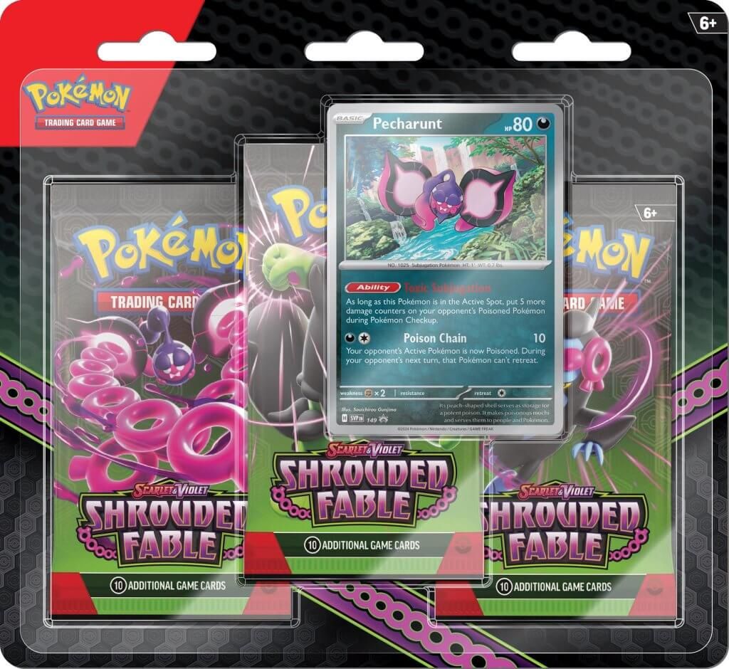 Pokemon: Shrouded Fable 3 Pack Blister