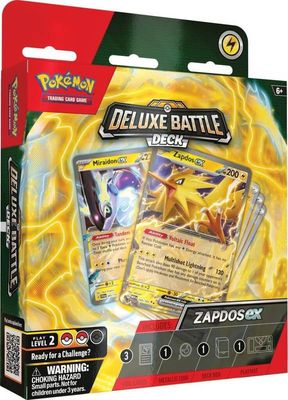 Pokemon: Ninetales ex/ Zapdos ex Deluxe Battle Deck