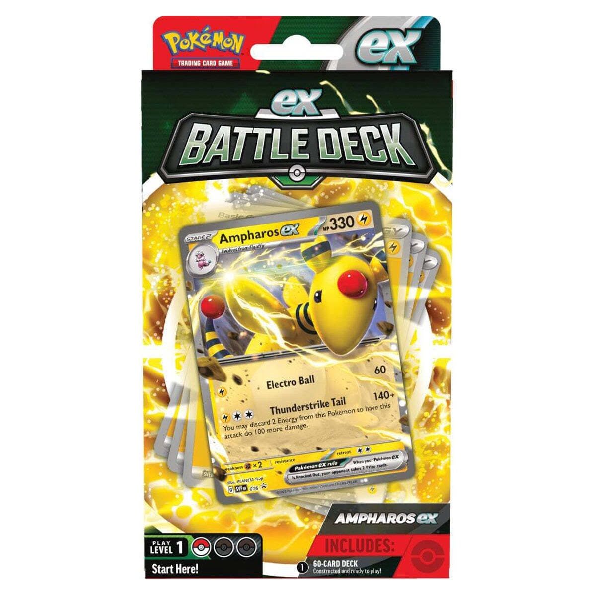 Pokemon: Ampharos  Ex Battle Deck, Material: Ampharos