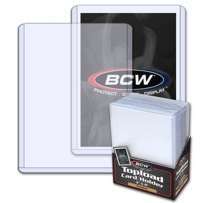 BCW Toploader Card Holder Premium (3&quot; x 4&quot;) (25 Holders Per Pack)